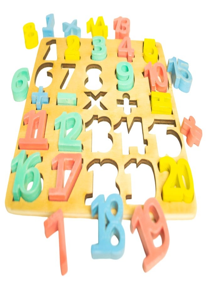 Techny Birds Technybirds Baby Wooden Learning Educational Numbers, Shapes Board for Kids, Activity Toys for Toddlers & Preschoolers | Shapes Puzzle Set | Puzzle Toys for 2 Years Old Boys & Girls (Numbers, Shapes) - Image 4